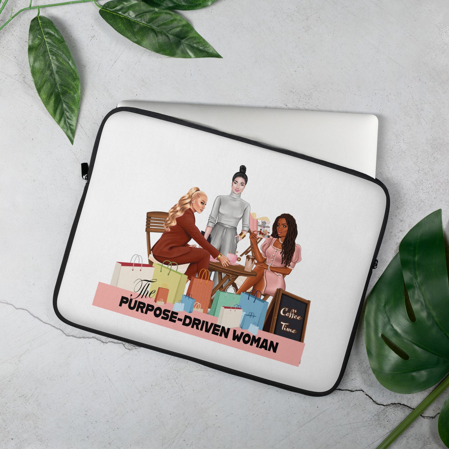 Purpose-Driven Woman Laptop Sleeve