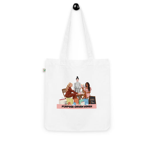 Purpose-Driven Woman Organic Fashion Tote Bag
