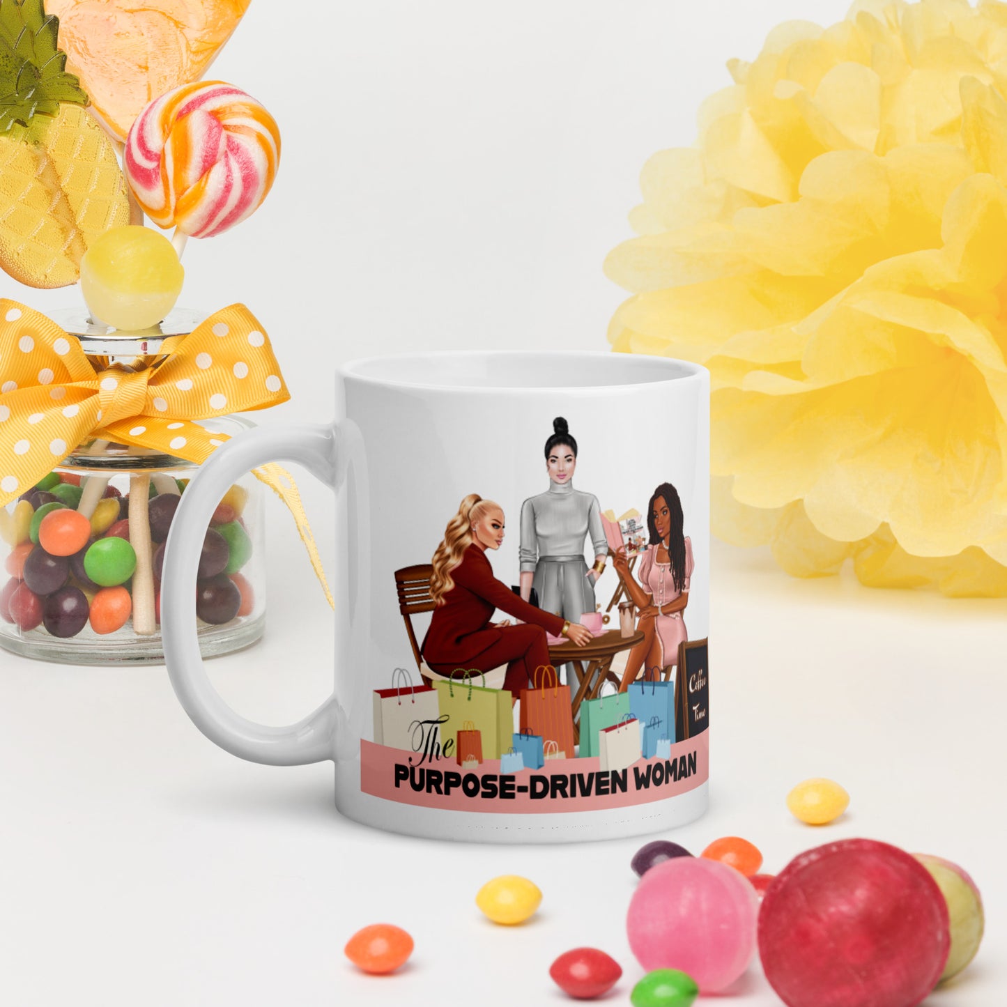 Purpose-Driven Woman Glossy Mug